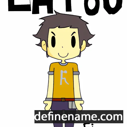 cartoon of the name Eitaro