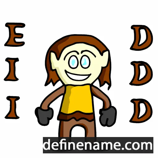 cartoon of the name Eiðný