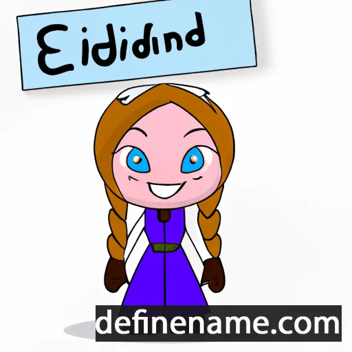 cartoon of the name Eiðunn