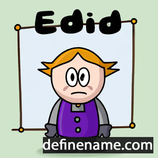 cartoon of the name Eiður