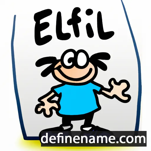 cartoon of the name Eitill