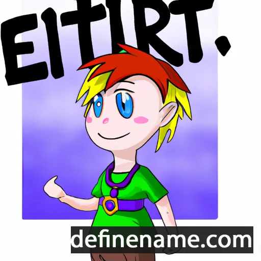 cartoon of the name Eitri