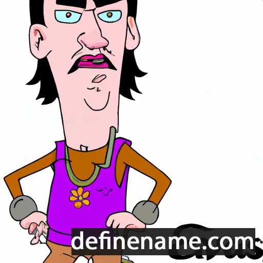 cartoon of the name Eivas