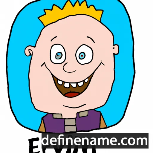 cartoon of the name Eivinn