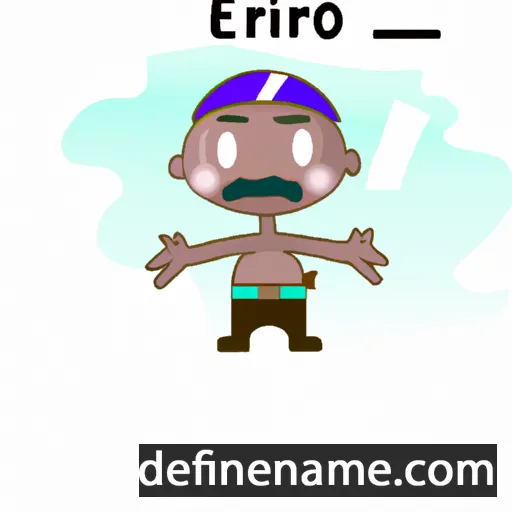 cartoon of the name Ejiroro