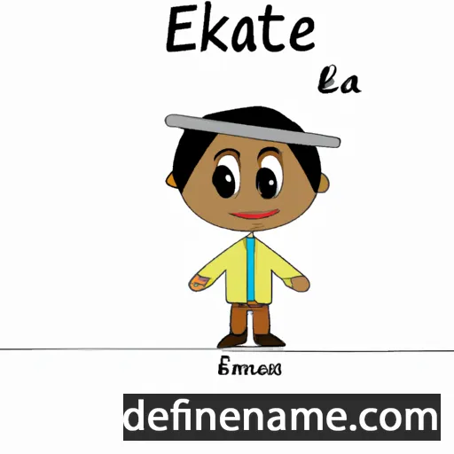 Ekaete cartoon