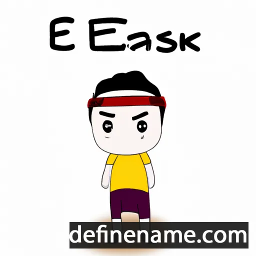 cartoon of the name Ekasak