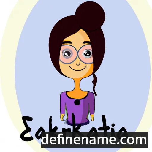 cartoon of the name Ekatarina