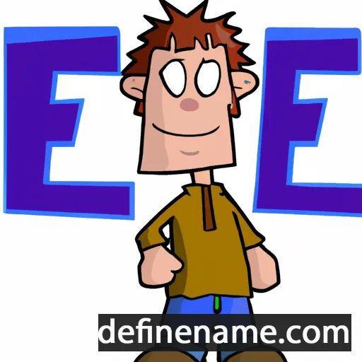 cartoon of the name Eke