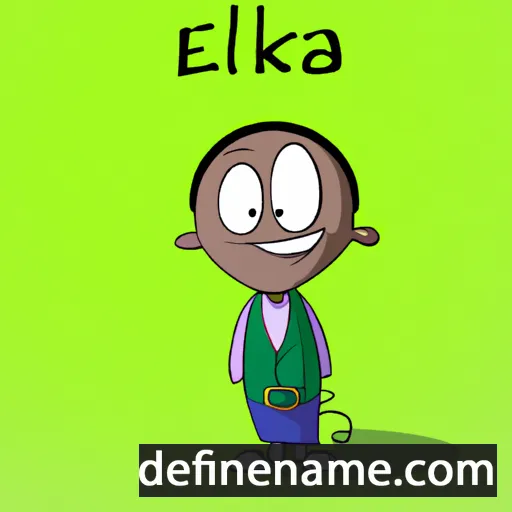 cartoon of the name Ekekela