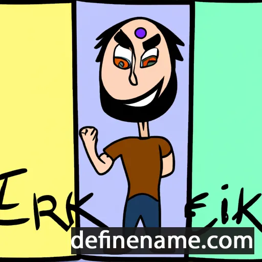 cartoon of the name Ekhi