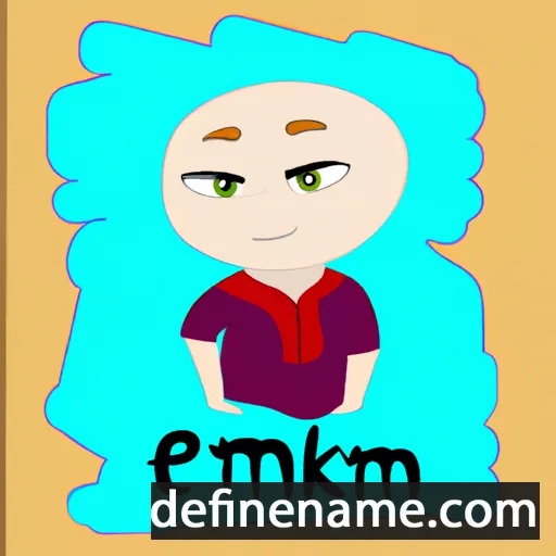 cartoon of the name Ekhim