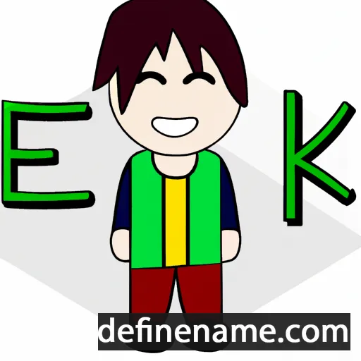 cartoon of the name Eki