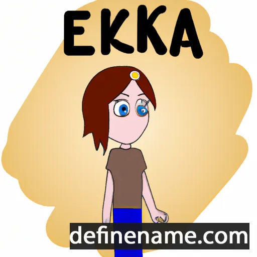 Ekia cartoon