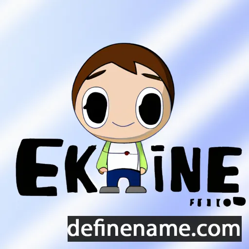 cartoon of the name Ekiñe