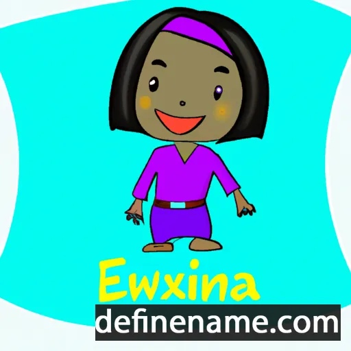 Ekiwina cartoon