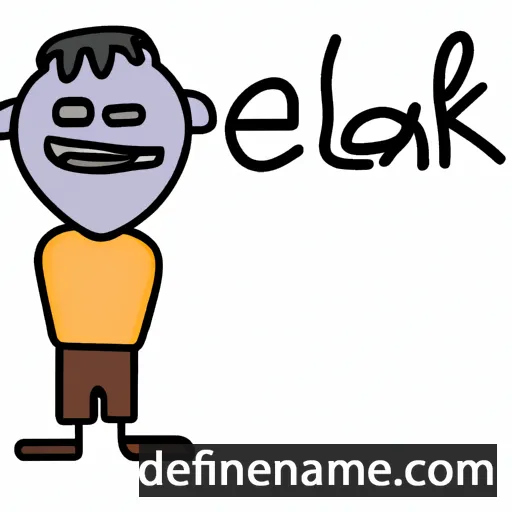 cartoon of the name Ekkalak