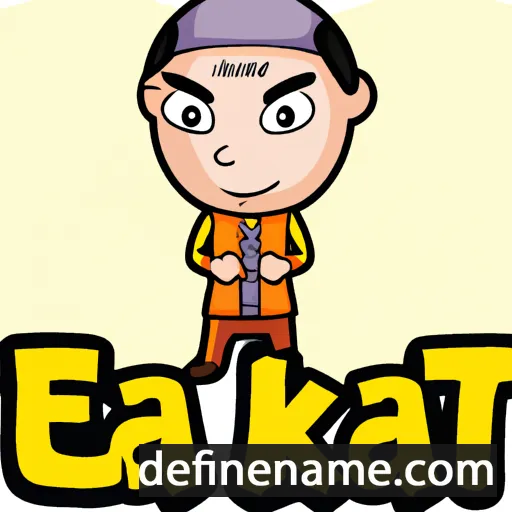 cartoon of the name Ekkarat