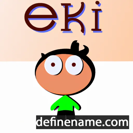 cartoon of the name Ekki