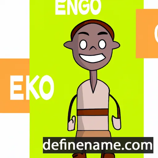 Ekong cartoon