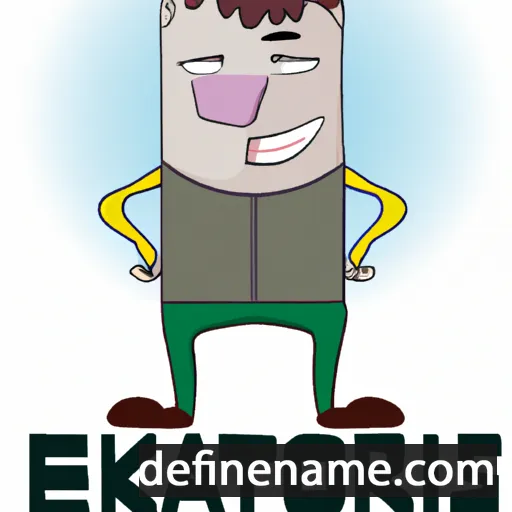 cartoon of the name Ektoras