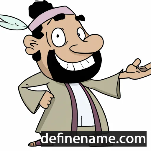 cartoon of the name El Arabi