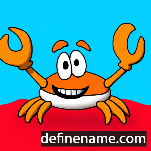 cartoon of the name Elacrab