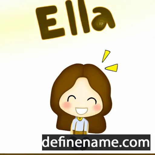 Elaïa cartoon