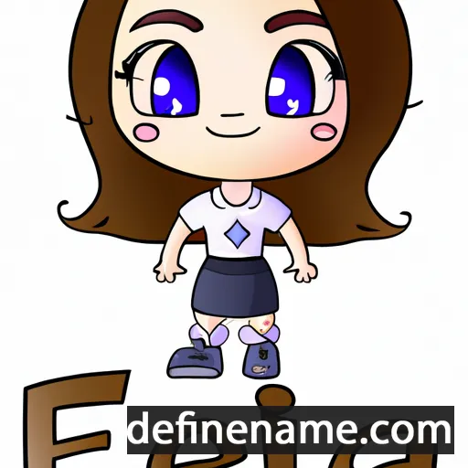 cartoon of the name Elaia