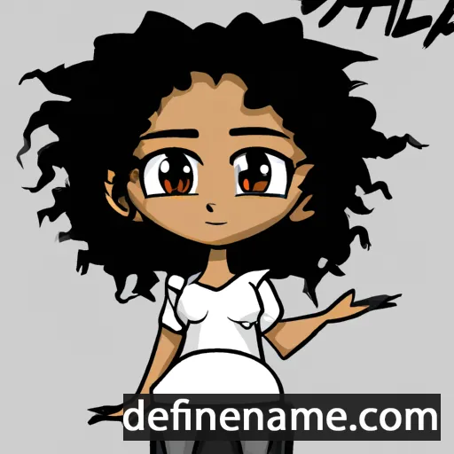 cartoon of the name Elaiyah