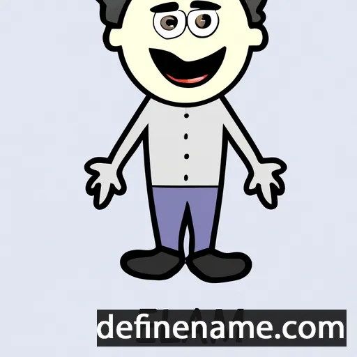 cartoon of the name Elaman