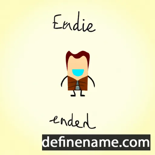 cartoon of the name Elandré