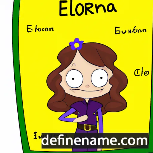 Elanora cartoon