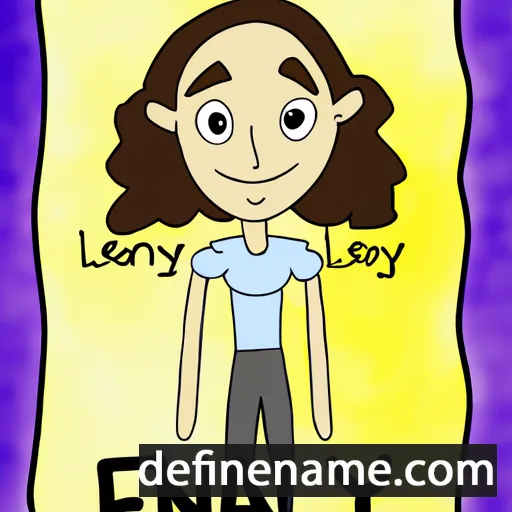 cartoon of the name Elany