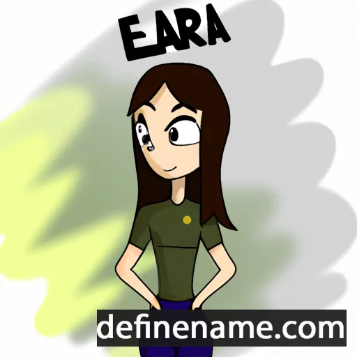 cartoon of the name Elara