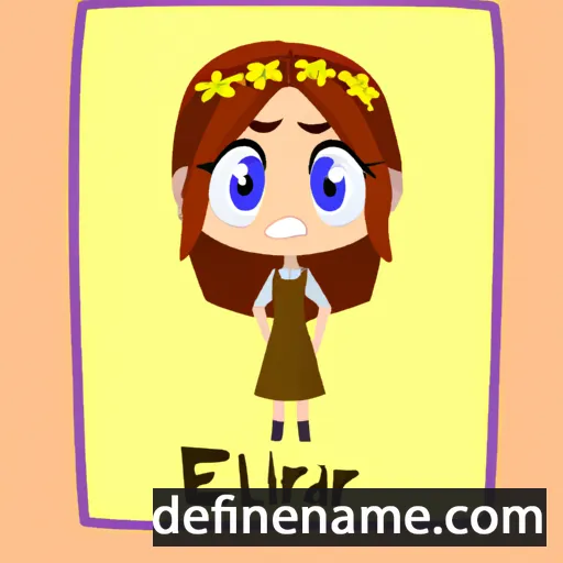 cartoon of the name Elaria