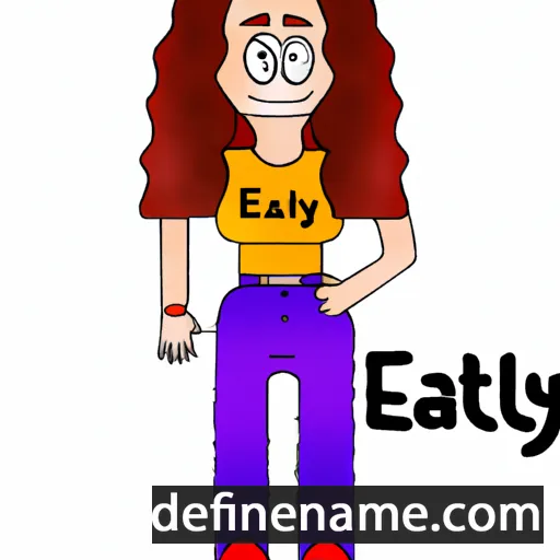 cartoon of the name Elaty