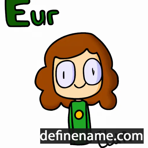 cartoon of the name Elaura