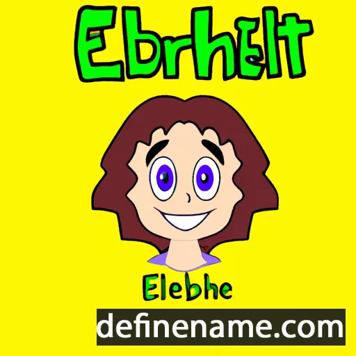 cartoon of the name Elbereth