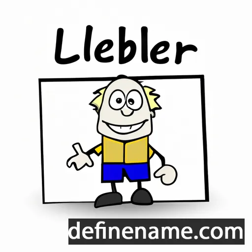 cartoon of the name Elberg