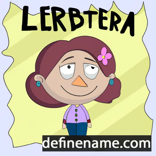 cartoon of the name Elberta