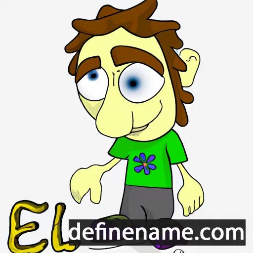 cartoon of the name Elbire