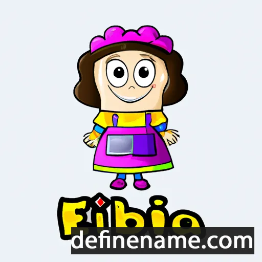 cartoon of the name Elbita