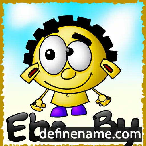 cartoon of the name Elby