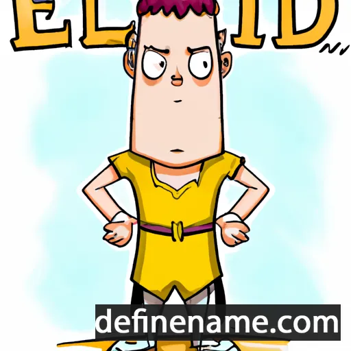 cartoon of the name Elcid