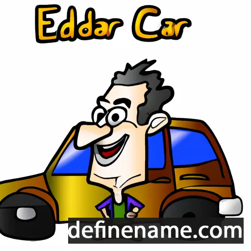 cartoon of the name Eldacar