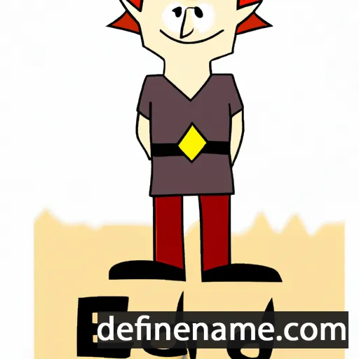 cartoon of the name Eldar