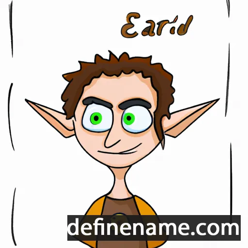 cartoon of the name Eldar