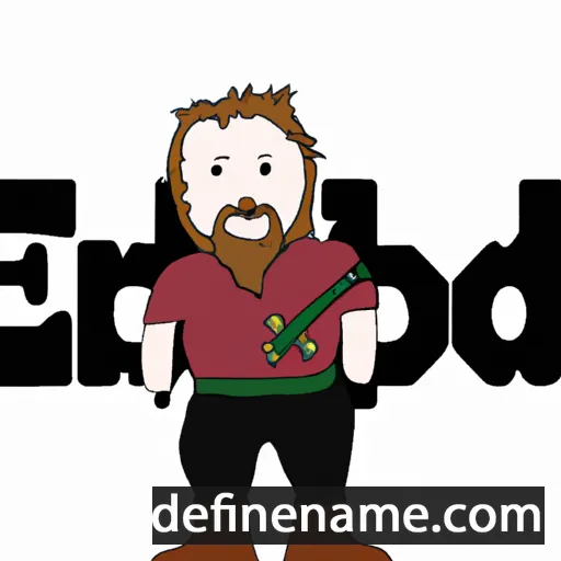 cartoon of the name Eldbjørn