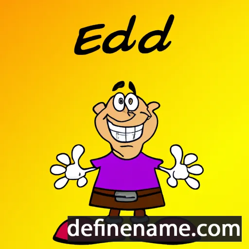 cartoon of the name Eldee